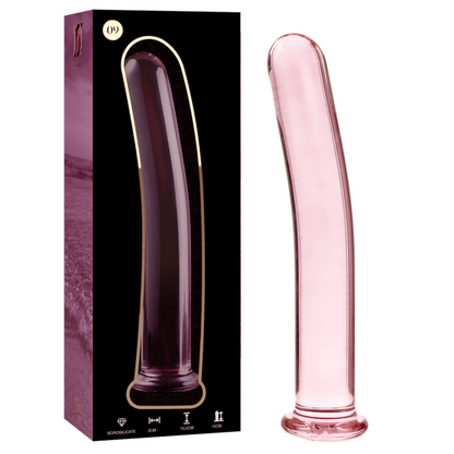 NEBULA SERIES BY IBIZA - MODEL 9 TRANSPARENT BOROSILICATE GLASS DILDO 15.5 CM -OR- 2.5 CM