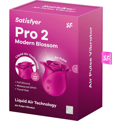 SATISFYER - AIR PULSE PRO 2 MODERN BLOSSOM VIBRATOR