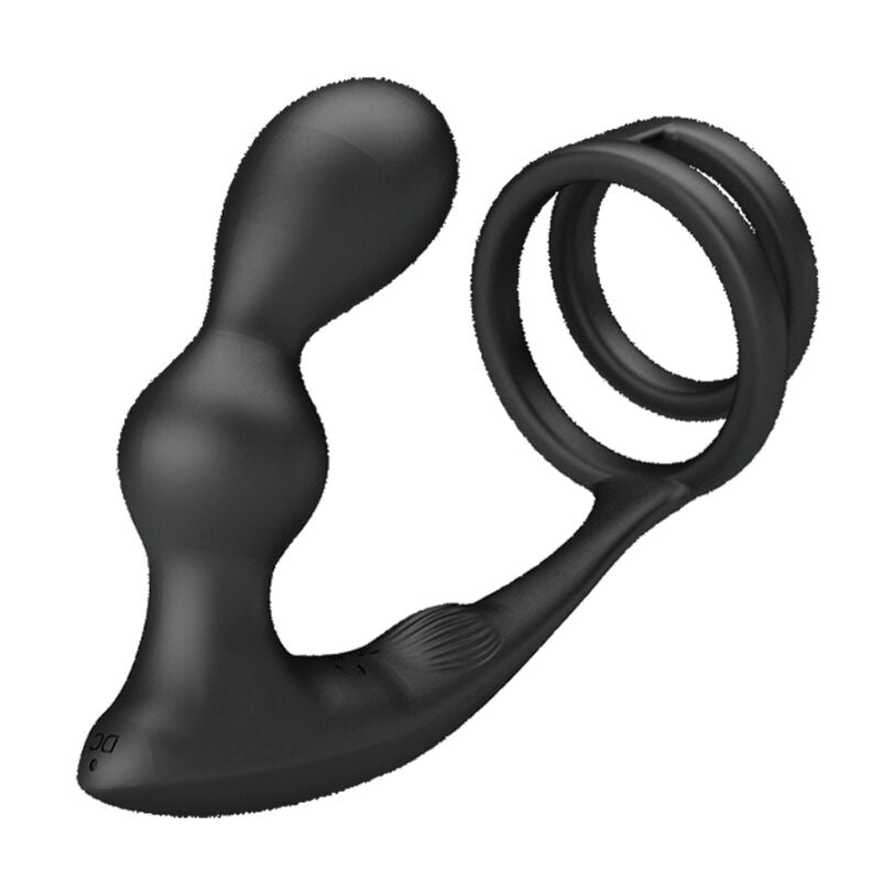 PRETTY LOVE - MARSHALL COCK RING + VIBRATING ANAL PLUG &amp; REMOTE CONTROL