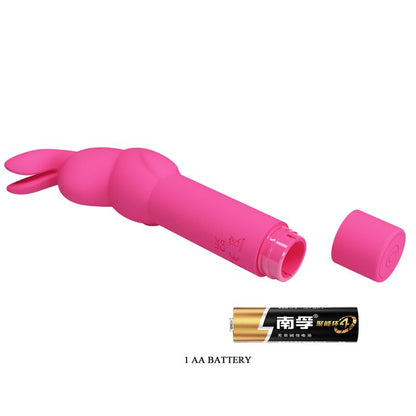 PRETTY LOVE - GERARDO FUSCHIA RABBIT SILICONE VIBRATOR