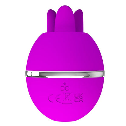 PRETTY LOVE - GEMINI BALL ROUND SILICONE VIBRATOR PURPLE