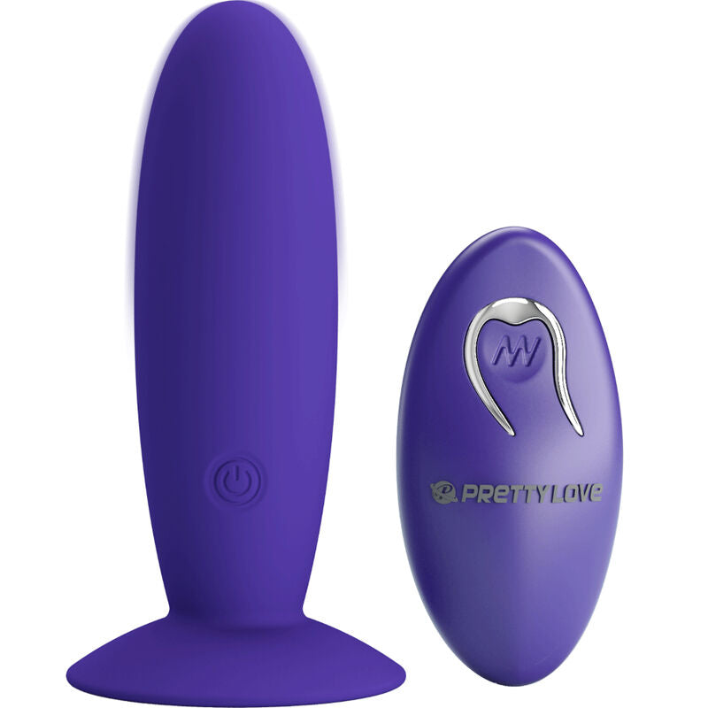 PRETTY LOVE - YOUTH PLUG ANAL VIBRATOR REMOTE CONTROL VIOLET