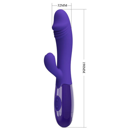 PRETTY LOVE - SNAPPY YOUTH VIBRATOR &amp; PUNTOG STIMULATOR VIOLET