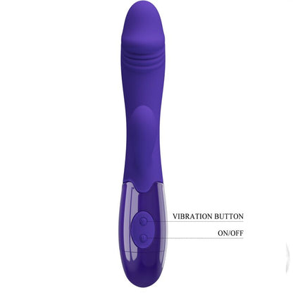 PRETTY LOVE - SNAPPY YOUTH VIBRATOR &amp; PUNTOG STIMULATOR VIOLET