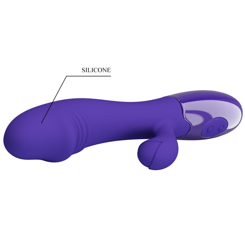 PRETTY LOVE - SNAPPY YOUTH VIBRATOR &amp; PUNTOG STIMULATOR VIOLET