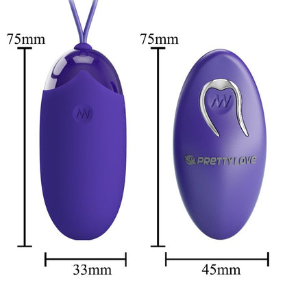 PRETTY LOVE - BERGER YOUTH VIBRATING EGG REMOTE CONTROL VIOLET