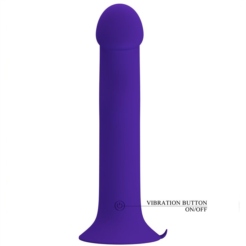 PRETTY LOVE - MURRAY YOUTH VIBRATING &amp; RECHARGEABLE DILDO VIOLET