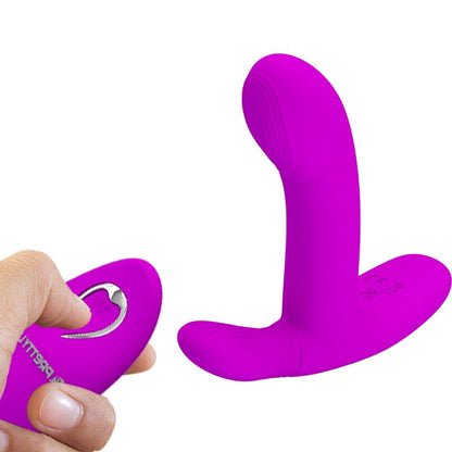 PRETTY LOVE - GERI CLITORIS MASSAGER REMOTE CONTROL PINK