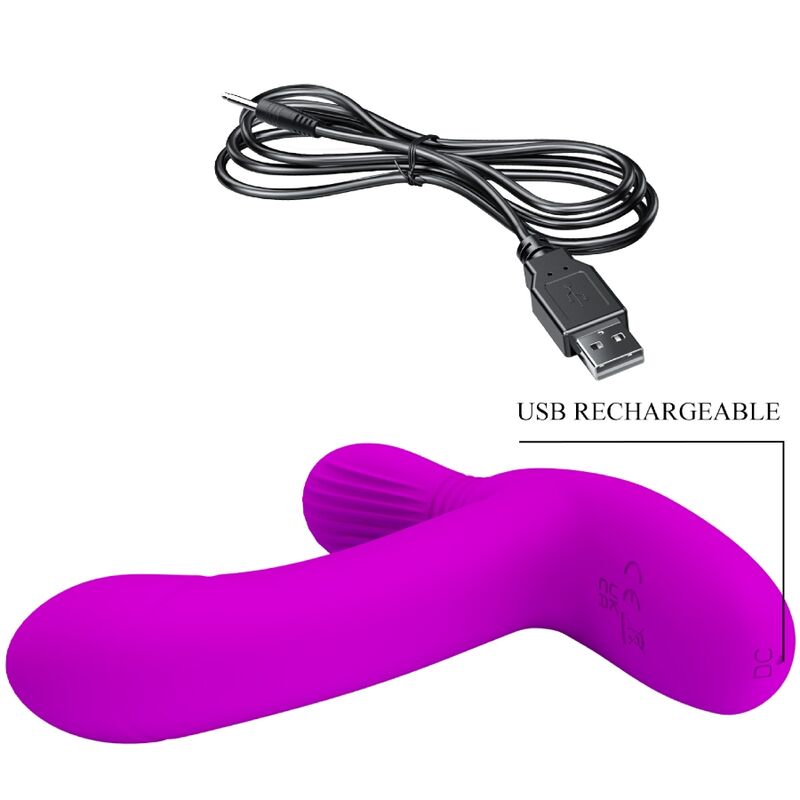 PRETTY LOVE - GERI CLITORIS MASSAGER REMOTE CONTROL PINK