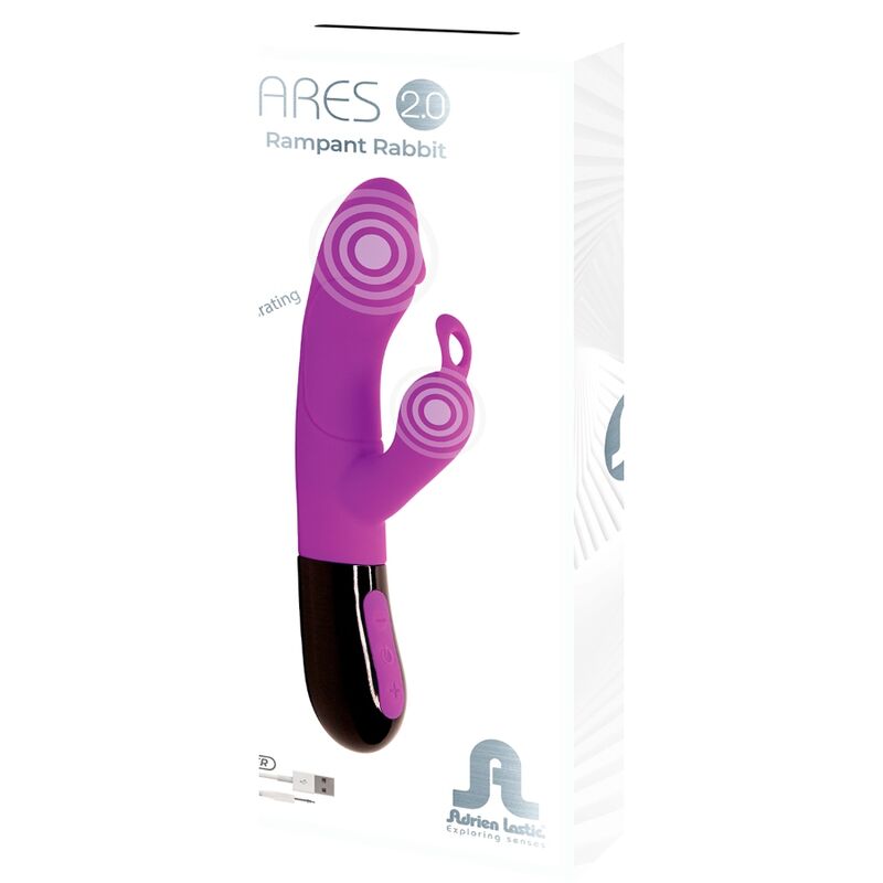 ADRIEN LASTIC - ARES 2.0 VIBRATOR RABBIT VIOLET