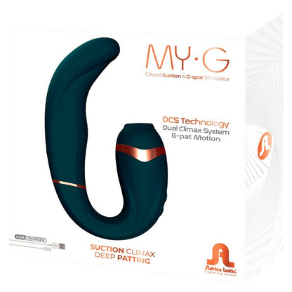 ADRIEN LASTIC - MY·G CLITORIS SUCTION CUP AND G-SPOT STIMULATOR DARK GREEN