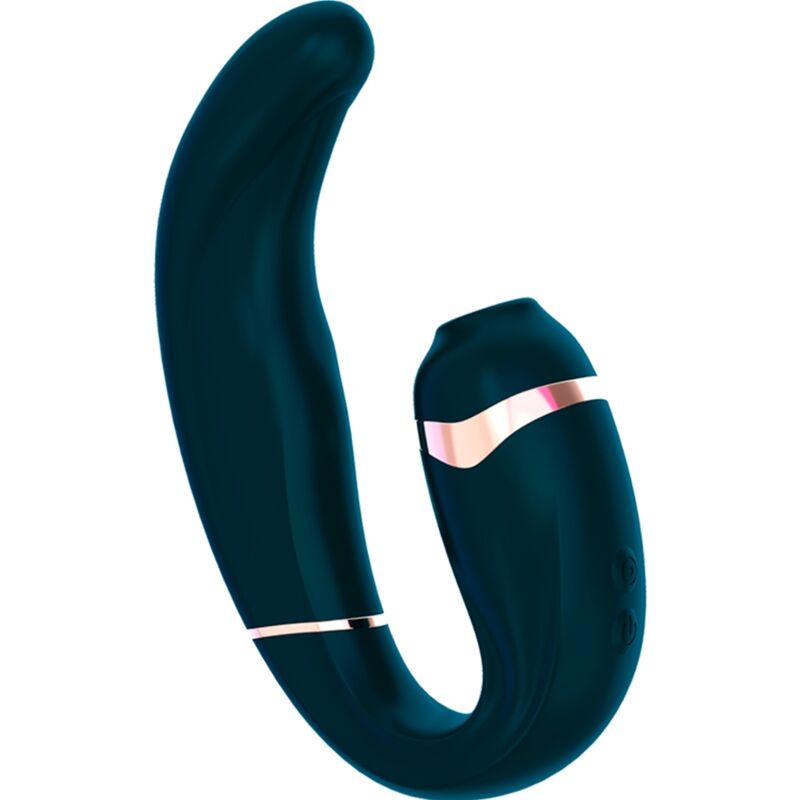 ADRIEN LASTIC - MY·G CLITORIS SUCTION CUP AND G-SPOT STIMULATOR DARK GREEN