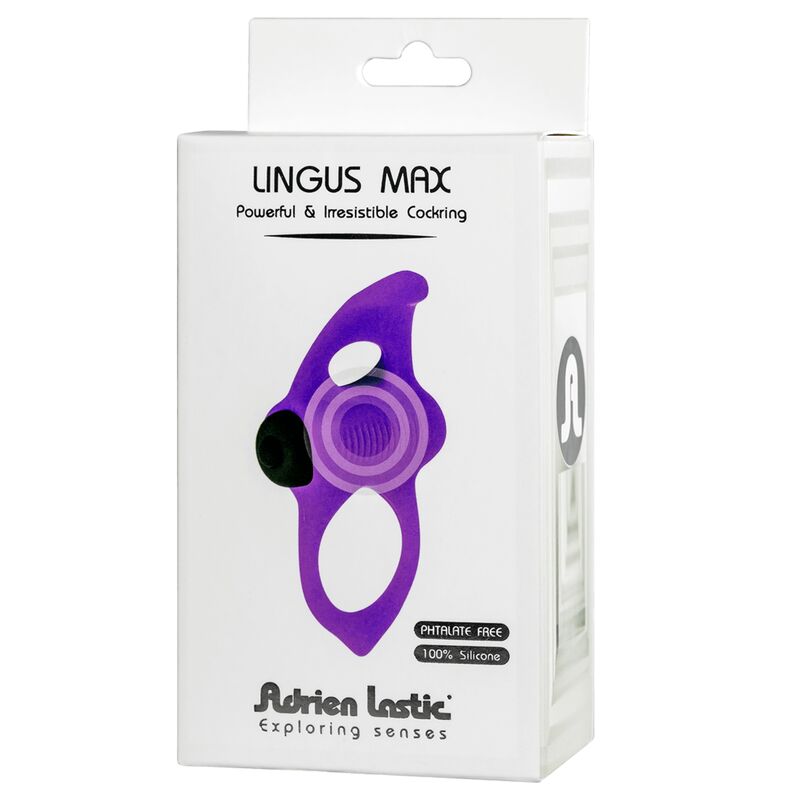 ADRIEN LASTIC - LINGUS MAX VIBRATING RING VIOLET