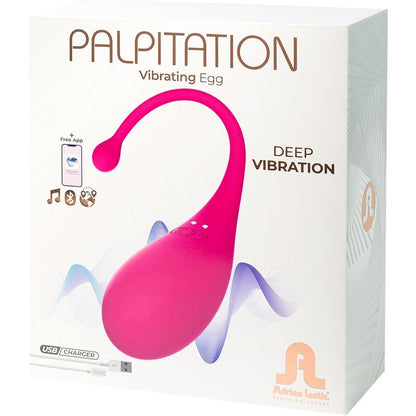 ADRIEN LASTIC - PALPITATION VIBRATING EGG PINK - FREE APP