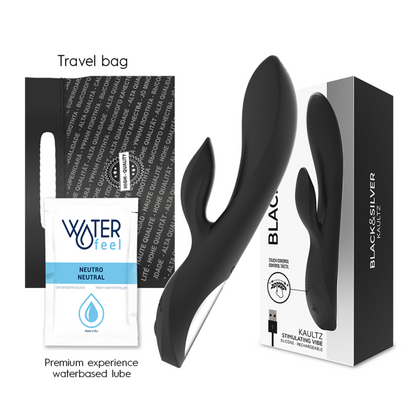 BLACK&SILVER - KAULTZ VIBRADOR CONTROL TOUCH