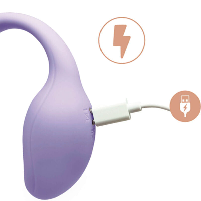 ADRIEN LASTIC - SMART DREAM 3.0 CLITORIS &amp; G-SPOT STIMULATOR REMOTE CONTROL VIOLET - FREE APP