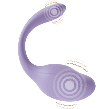 ADRIEN LASTIC - SMART DREAM 3.0 CLITORIS &amp; G-SPOT STIMULATOR REMOTE CONTROL VIOLET - FREE APP