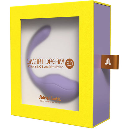 ADRIEN LASTIC - SMART DREAM 3.0 CLITORIS &amp; G-SPOT STIMULATOR REMOTE CONTROL VIOLET - FREE APP