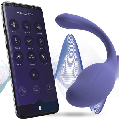 ADRIEN LASTIC - SMART DREAM 3.0 CLITORIS &amp; G-SPOT STIMULATOR REMOTE CONTROL VIOLET - FREE APP