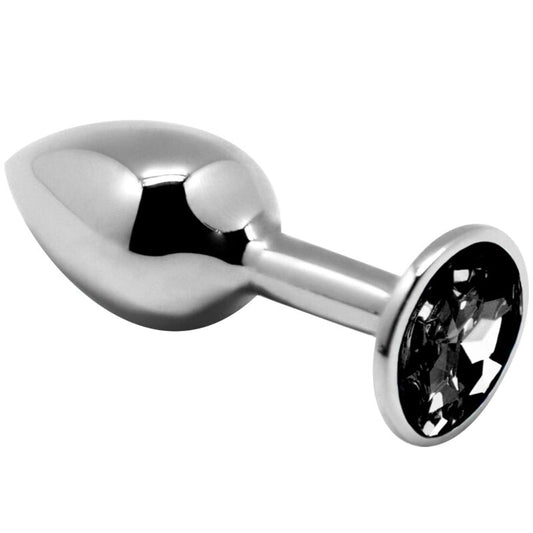 ALIVE - ANAL PLEASURE MINI PLUG METAL NEGRO TALLA L