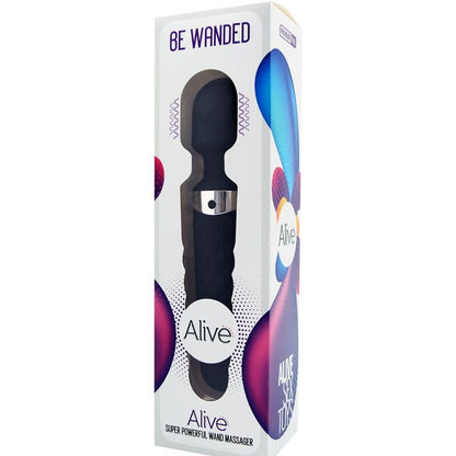 ALIVE - BE WANDED VIBRATING MASSAGER BLACK