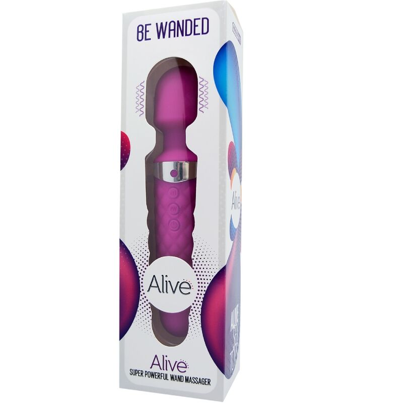 ALIVE - BE WANDED VIBRATING MASSAGER VIOLET