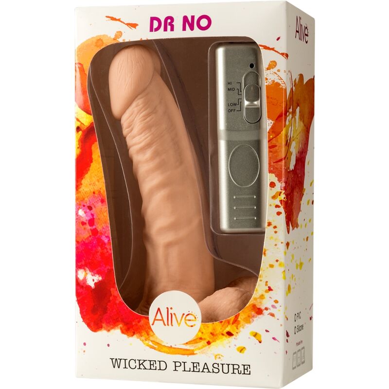 ALIVE - DR. NO REALISTIC PENIS VIBRATOR 18 CM