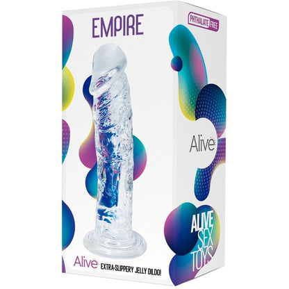 ALIVE - EMPIRE TRANSPARENT REALISTIC PENIS 19.3 CM