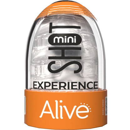 ALIVE - SHOT EXPERIENCE TRANSPARENT MINI MASTURBATOR