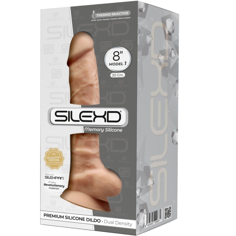 SILEXD - MODEL 1 REALISTIC PENIS PREMIUM SILICONE SILEXPAN 20 CM