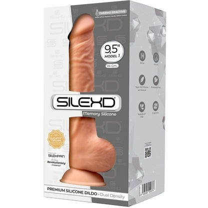 SILEXD - MODEL 1 REALISTIC PENIS PREMIUM SILICONE SILEXPAN 24 CM