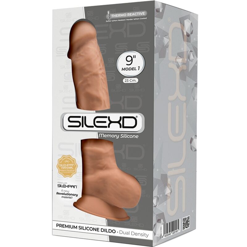 SILEXD - MODEL 1 REALISTIC PENIS PREMIUM SILICONE SILEXPAN CANDY 23 CM