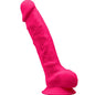 SILEXD - MODEL 1 REALISTIC PENIS PREMIUM SILICONE SILEXPAN FUCHSIA 20 CM