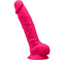 SILEXD - MODEL 1 REALISTIC PENIS PREMIUM SILICONE SILEXPAN FUCHSIA 23 CM