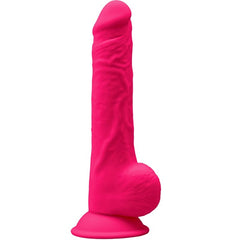 SILEXD - MODEL 1 REALISTIC PENIS PREMIUM SILICONE SILEXPAN FUCHSIA 24 CM