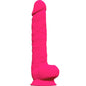 SILEXD - MODEL 1 REALISTIC PENIS PREMIUM SILICONE SILEXPAN FUCHSIA 38 CM