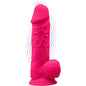 SILEXD - MODEL 1 REALISTIC PENIS VIBRATOR PREMIUM SILICONE SILEXPAN FUCHSIA 21.5 CM