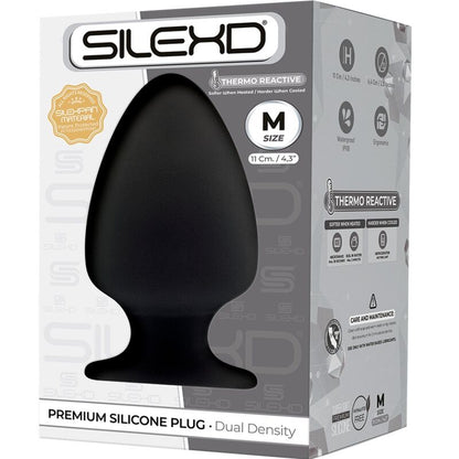 SILEXD - MODEL 1 ANAL PLUG PREMIUM SILICONE SILEXPAN PREMIUM THERMOREACTIVE SIZE M