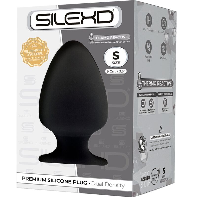 SILEXD - MODEL 1 ANAL PLUG PREMIUM SILICONE SILEXPAN PREMIUM THERMOREACTIVE SIZE S