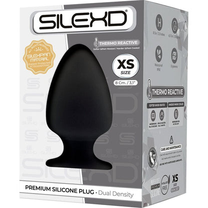 SILEXD - MODELO 1 PLUG ANAL SILICONA PREMIUM SILEXPAN PREMIUM TERMORREACTIVO TALLA XS