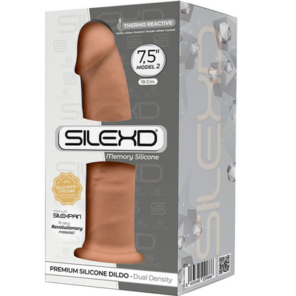 SILEXD - MODEL 2 REALISTIC PENIS PREMIUM SILICONE SILEXPAN CANDY 19 CM