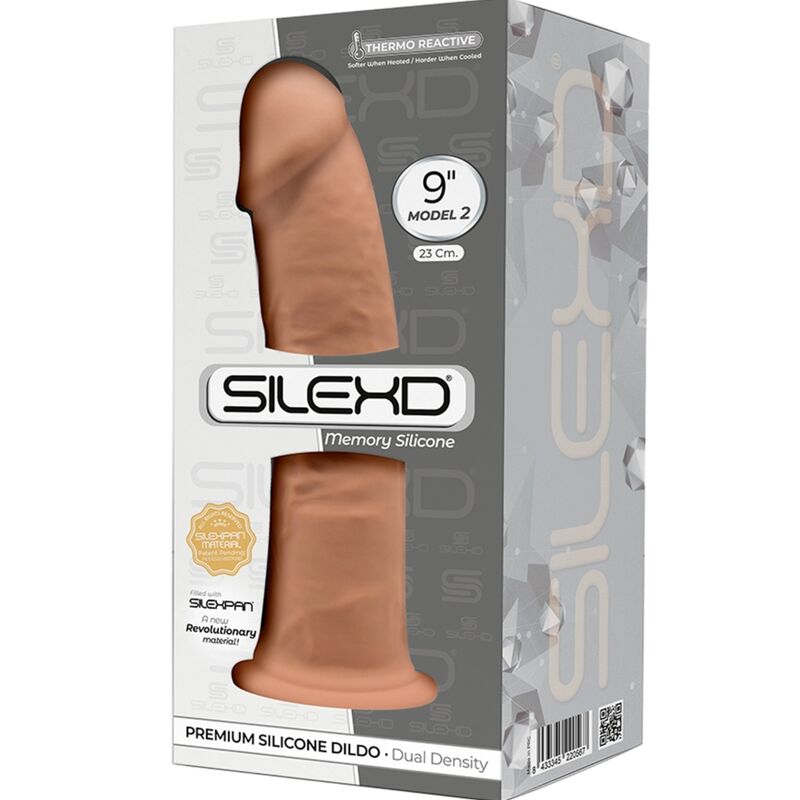 SILEXD - MODEL 2 REALISTIC PENIS PREMIUM SILICONE SILEXPAN CANDY 23 CM