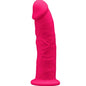 SILEXD - MODELO 2 PENE REALISTICO SILICONA PREMIUM SILEXPAN FUCSIA 15 CM