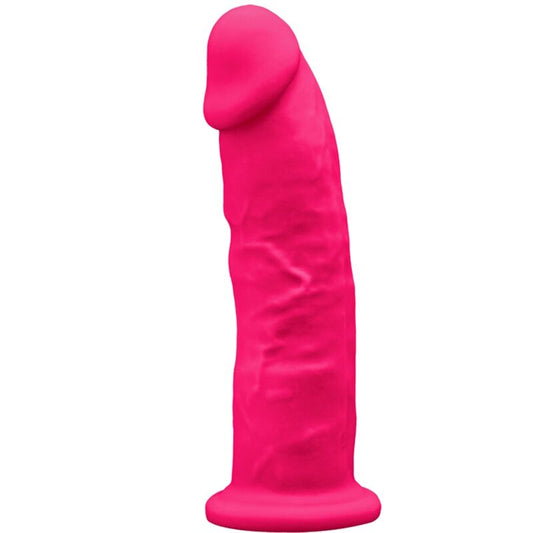 SILEXD - MODEL 2 REALISTIC PENIS PREMIUM SILICONE SILEXPAN FUCHSIA 19 CM