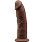 SILEXD - MODEL 2 REALISTIC PENIS PREMIUM SILICONE SILEXPAN BROWN 23 CM