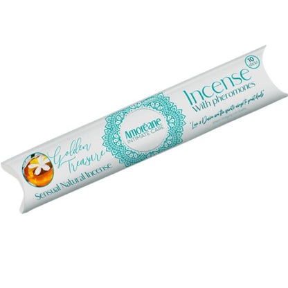 AMOREANE - GOLDEN TREASURE INCENSE WITH PHEROMONES JASMINE AROMA