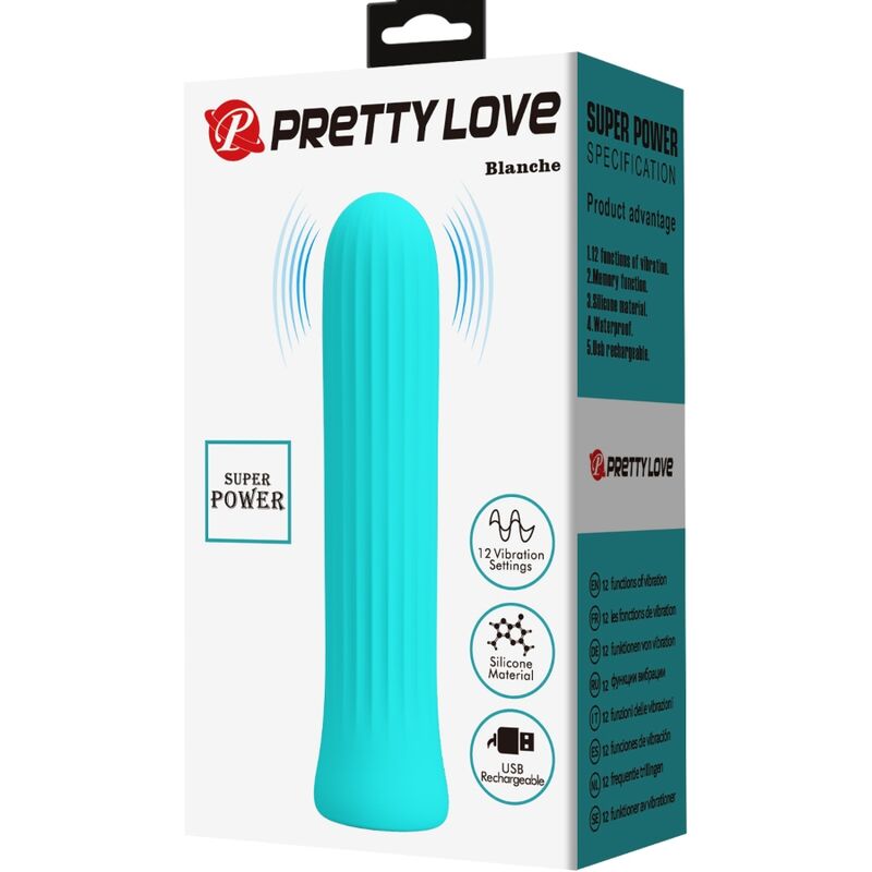 PRETTY LOVE - BLANCHE VIBRATOR STIMULATOR BLUE