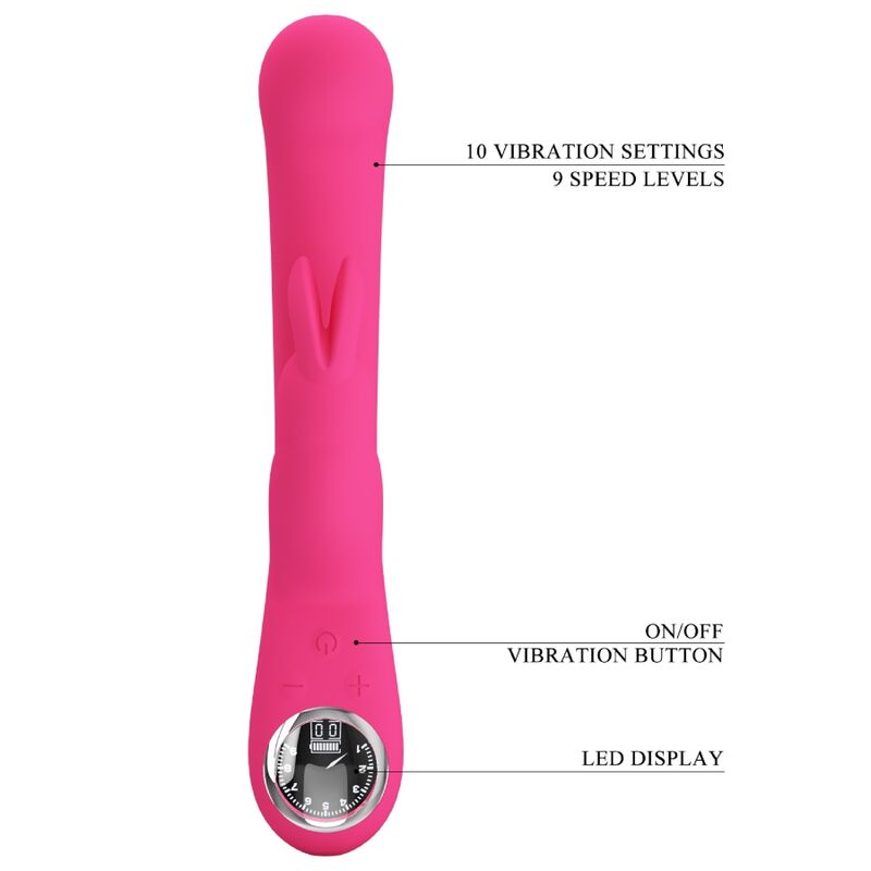 PRETTY LOVE - LAMAR VIBRATOR RABBIT &amp; G-SPOT PINK