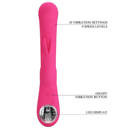 PRETTY LOVE - LAMAR VIBRATOR RABBIT &amp; G-SPOT PINK