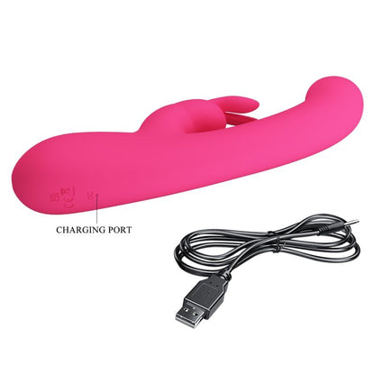 PRETTY LOVE - LAMAR VIBRATOR RABBIT &amp; G-SPOT PINK